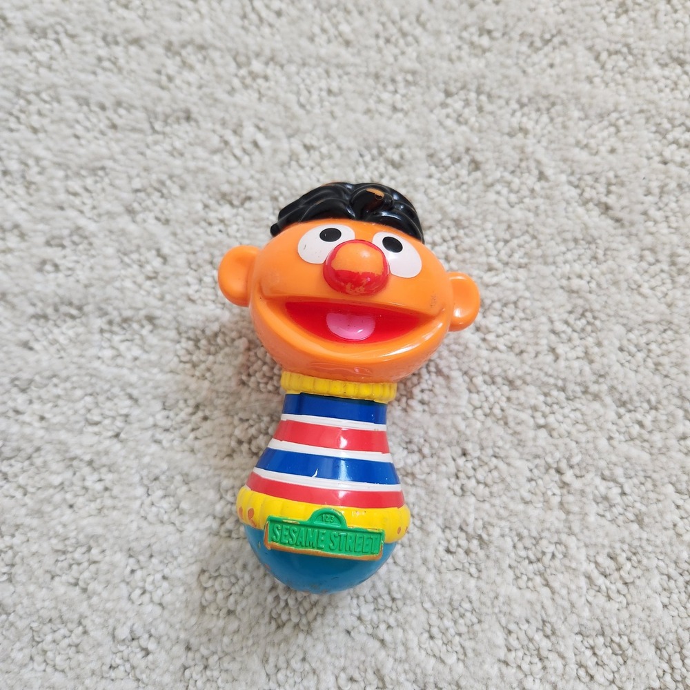 Sesame Street Ernie Wobble Toy Roly Poly‎ Figure 2013